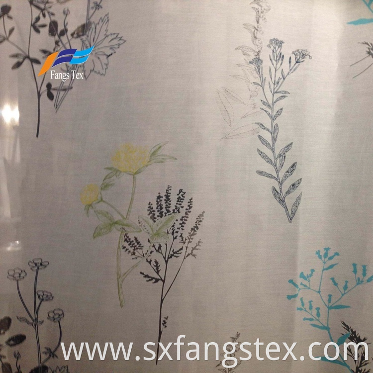 Polyester Sheer Printed Childre's Window Curtain Fabric 4